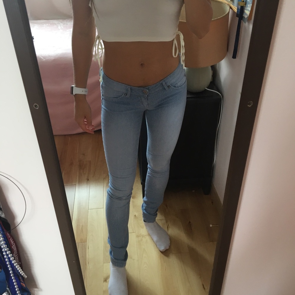 Garage Pinstripe Jeggings (00)